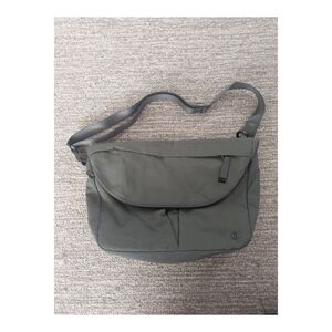 Gray Messenger Bag